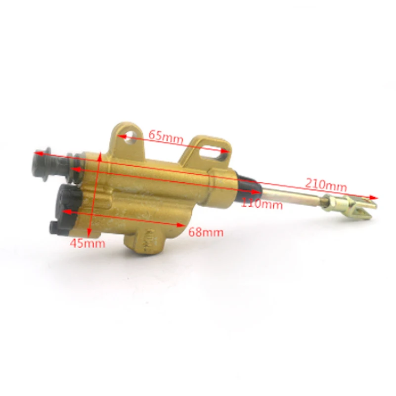 Motorcycle Rear Hydraulic Brake Master Cylinder Pump for 50cc 70cc 110cc 125cc 150cc 250cc Thumpstar ATV Pit Pro Dirt Bike motorcycle clutch brake repair kit
