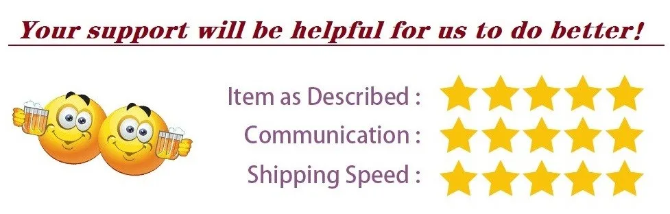 5 star feedback 5-star five star