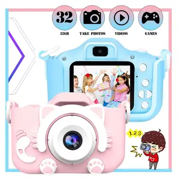 

Portable Children Camera Mini 2000W Pixels 1080P IPS 2Inch HD LCD Digital Cartoon Cute USB Rechargeable Camcorder Video Recorder