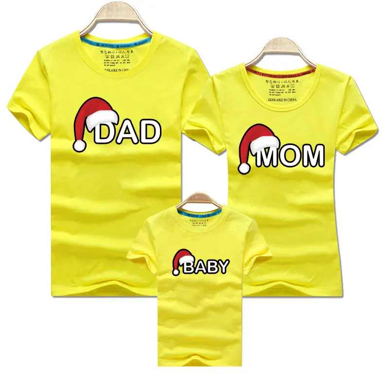 Dad Mom Baby Christmas Clothing Family Matching Outfits Clothes Mother ...