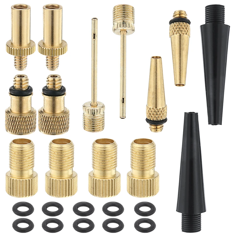 24 stks/set Fiets Valve SV AV DV Adapter Fiets om Auto Ventiel Adapter  Afdichtring Fiets Pomp Adapter Fietsband pomp Adapter|Hand Tool Sets| -  AliExpress