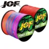 JOF Braided Fishing Line Super Strong Fly Wire 100% PE Multifilament  8 Strand 300M 500M 18LB-90LB Carp Woven Thread 4