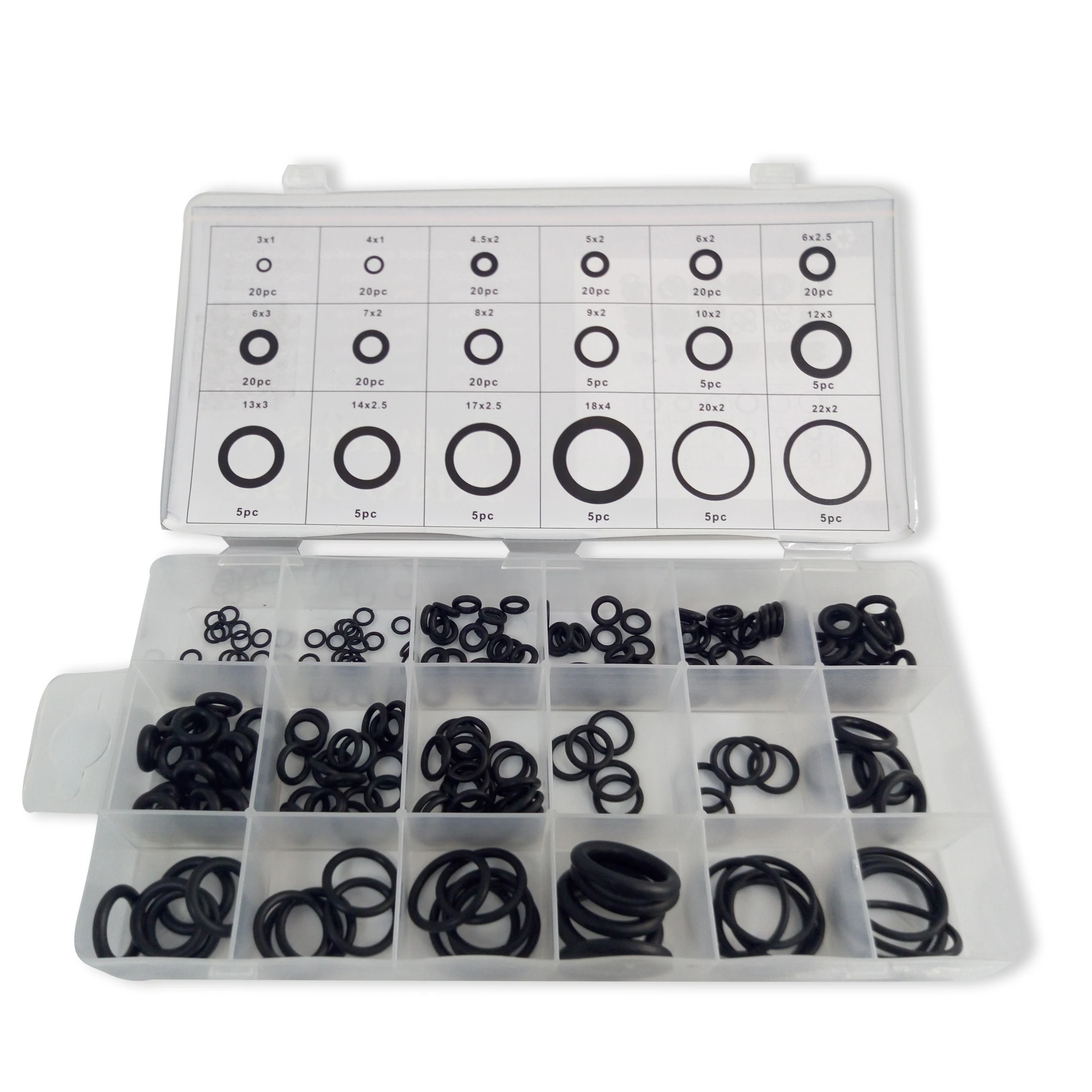 AC1900 O-rings 225pcs/18 Sizes Pcp Paintball Compressed Air Rifle Black Rubber Sealing Seals With Plastic Box Acecare first alert smoke and carbon monoxide detector