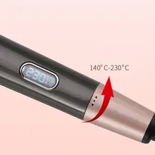 Профессиональный 2-в-1 спираль Форма выпрямитель для волос, утюжок для выпрямления волос Вращающийся термостат для завивки волос для укладки волос Турмалин Керамика