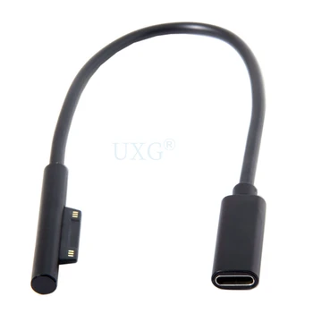 

USB Type C Charging Cable for Microsoft Surface Pro 6 5 4 3 Dc Plug Connector Power Adapter Converter Laptop Charger Cord 20cm