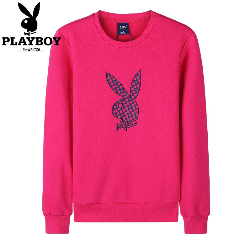 Женская толстовка с капюшоном PLAYBOY Повседневная Толстовка С Карманами пуловер на