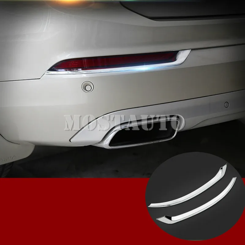 

For VOLVO XC90 ABS Chrome Rear Tail Fog Light Lamp Cover Trim 2016-2021 2pcs Car Decor Car Accessories Interior