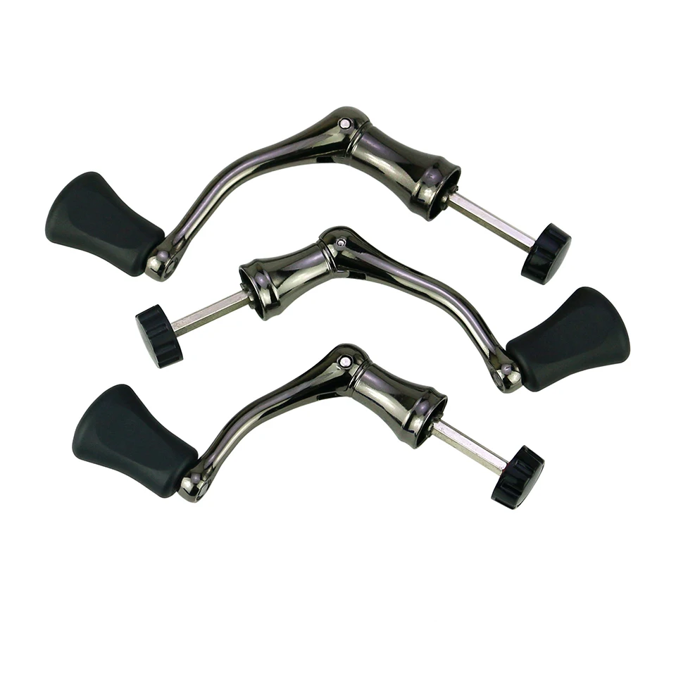 Poignée De Moulinet De Pêche Entièrement En Métal Antirouille Pour