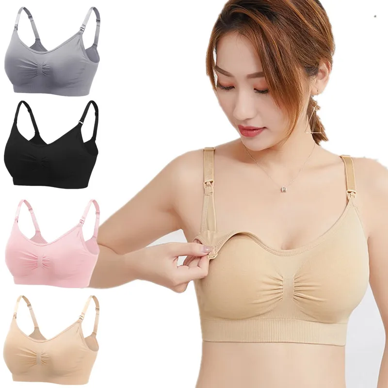 

Nursing Maternity Bra Clothing Cotton Breastfeeding Bra for Pregnant Women Pregnancy Breast underwear Clothing Dropshiping