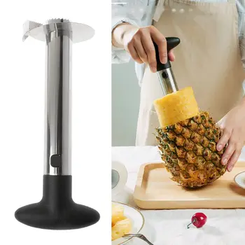 

Easy Kitchen Tool Stainless Steel Pineapple Fruit Corer Slicer Cutter Peeler New