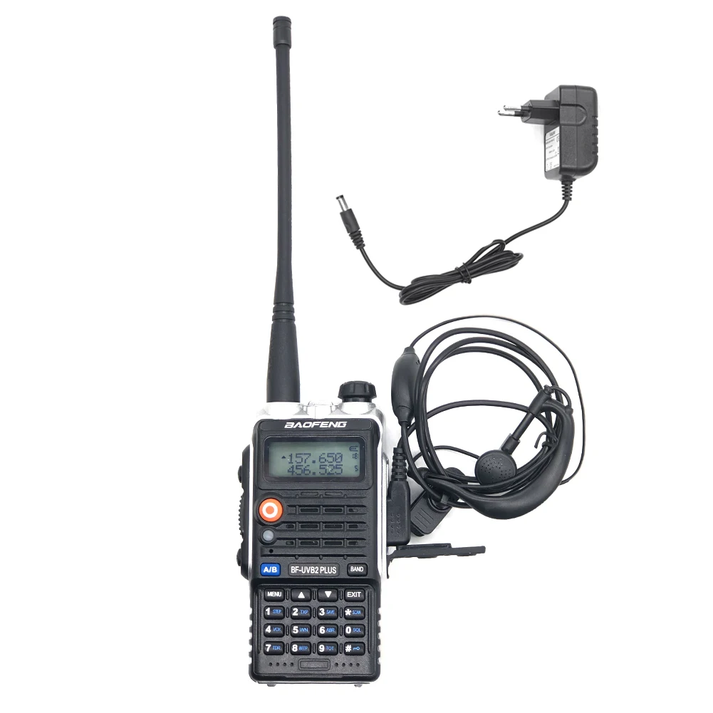 BaoFeng рация UVB2PLUS двухсторонняя радио обновленная версия baofeng UVB2PLUS 128CH 8 Вт VHF UHF 136-174 МГц и 400-520 МГц