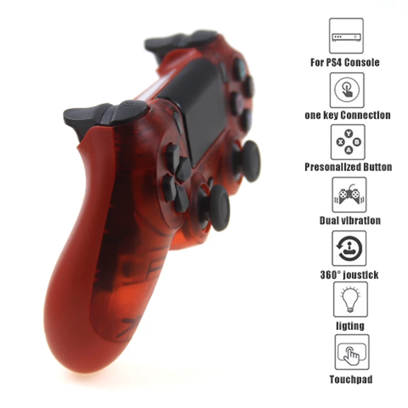 Беспроводной контроллер Bluetooth 4,0 с двойным ударом джойстик геймпады для playstation 4 PS4 Геймпад для PS4/PS4 Pro Silm PS3 PC Игры