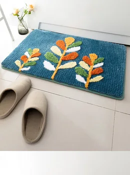

Maple Tree Scenic Pattern Anti-Slip Suede Carpet Door Mat Doormat Outdoor Kitchen Living Room Floor Mat Rug