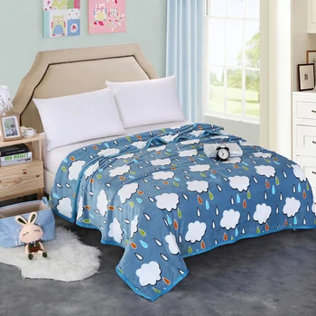 

Blue cloud blankets quilts twin full queen king fashion blankets soft Throw Flannel blanket on Bed/car/sofa luxury rugs blankets