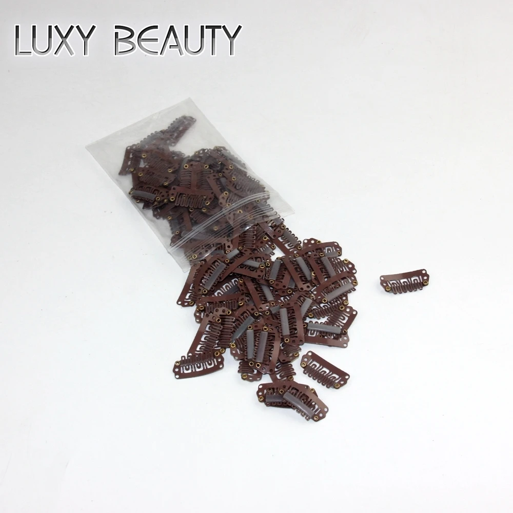 U Clip 2.8cm-middle brown (2)