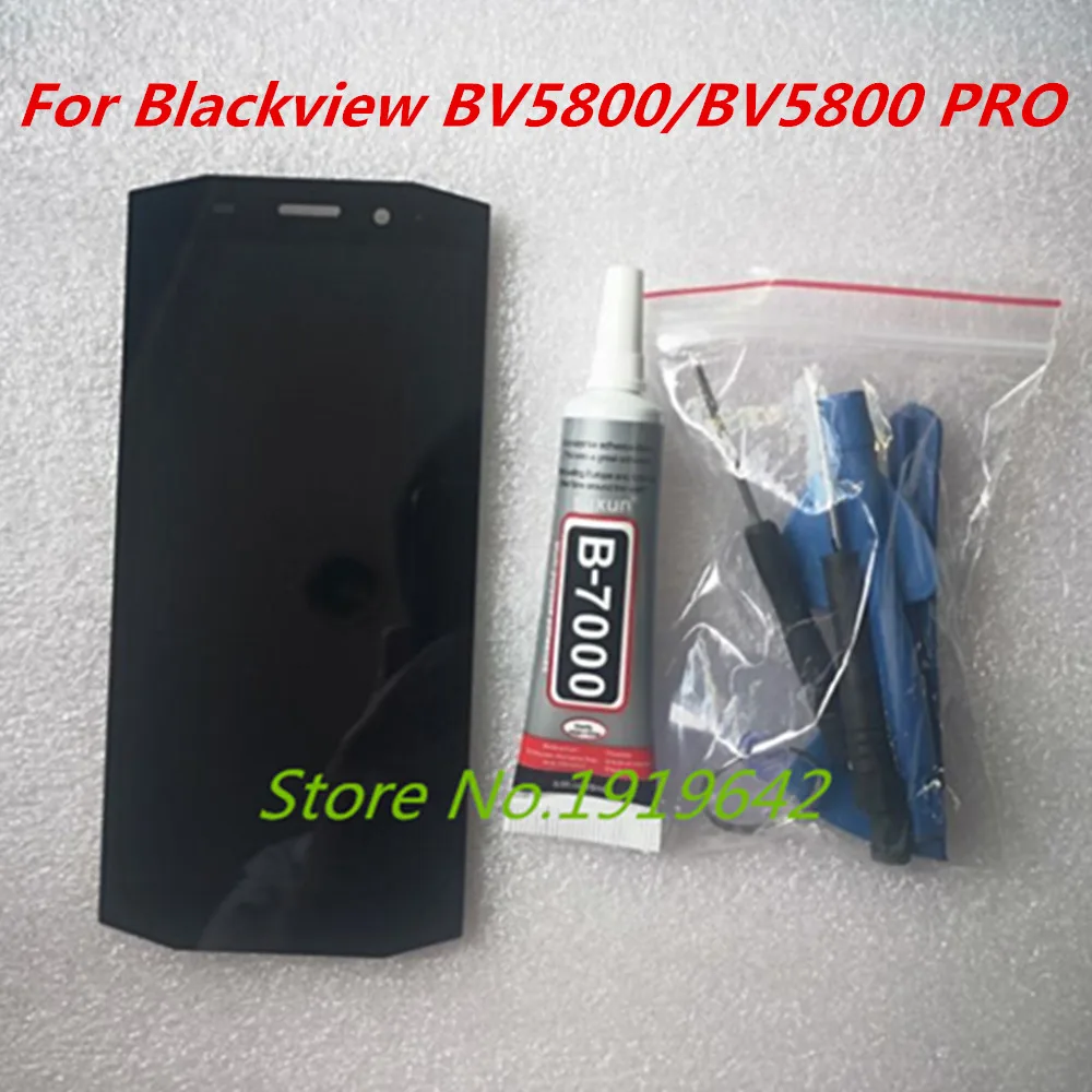 

BL7000+New Original For Blackview BV5800 / BV5800 Pro LCD Display +Touch Screen Digitzer Assembly Repair Panel Glass Accessories