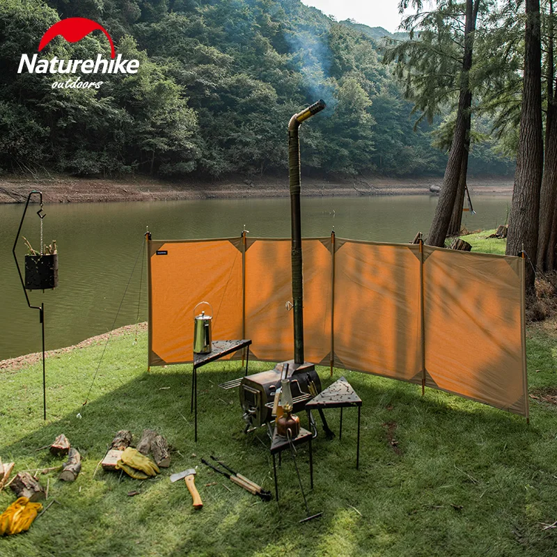 Naturehike Array Screen Cotton Windproof Sun Shelter Wind Screen Picnic BBQ Windbreak Sunshade Curtain Stable Barrier Guardrail