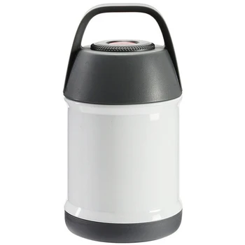 

New 450Ml Vacuum Insulated Lunch Box Keep Food Warm Leakproof Containers Stainless Steel Thermal Food Jar Carriers Handle-White