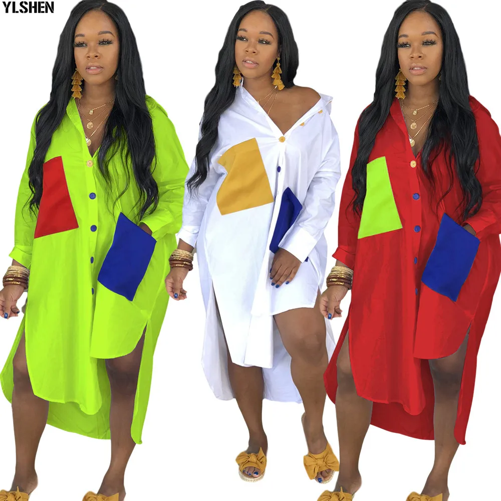 2020 New African Dresses For Women Dashiki Print Patchwork African Clothes Fashion Robe Africaine Basin Riche Africa Clothing 01