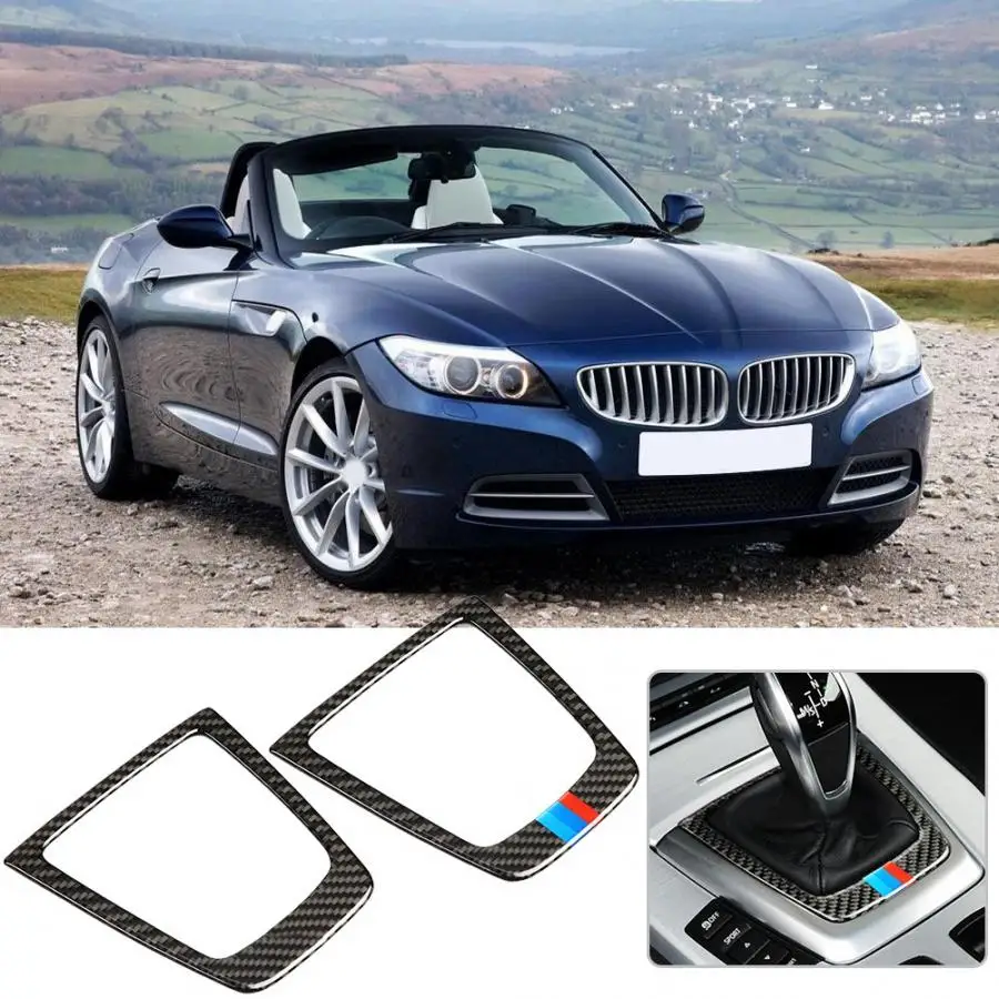 

Carbon Fiber Car Interior Console Gear Shift Box Panel Trim Cover Frame Sticker for BMW Z4 E89 2009-2015 Car Accessories