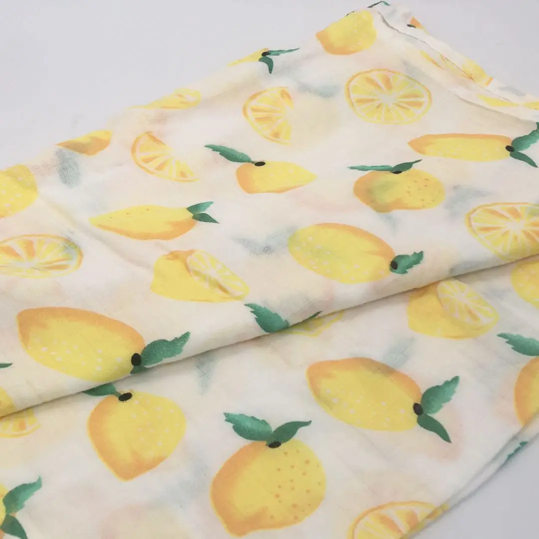 Baby Muslin Swaddle Blankets 70%bamboo + 30%cotton Baby Blanket Newborn Bath Towel Muslin Diaper 3