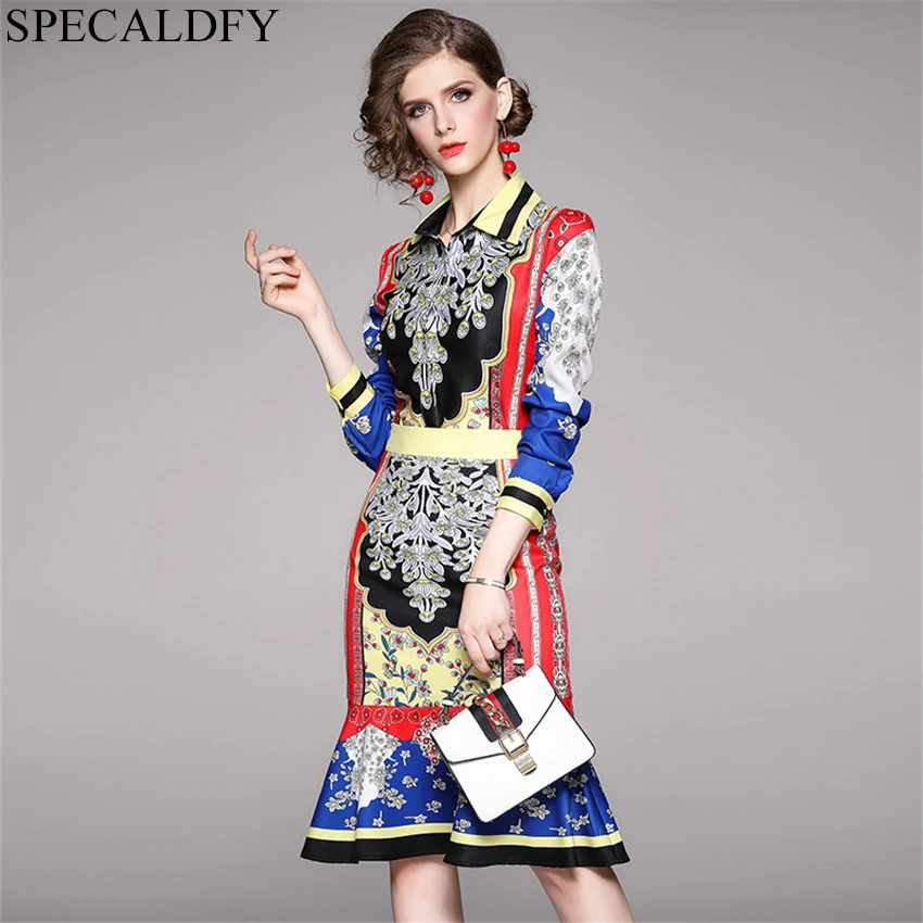 Осенний дизайнерский подиумный комплект из 2 предметов с юбкой женская