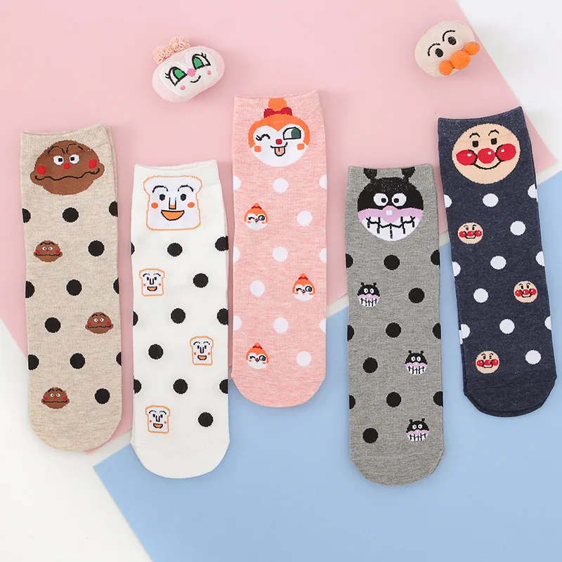 

cartoon socks pink harajuku kawaii funny meias divertidas cute happy cotton women calcetines de la mujer woman skarpetki mulher
