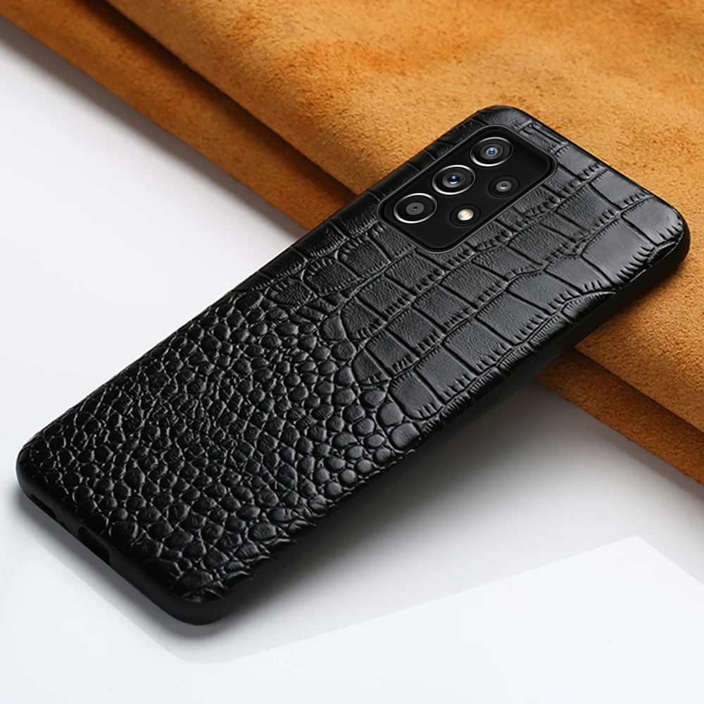 Чехол из натуральной кожи для Samsung Galaxy A52 2021 A72 A51 A71 A50 M31 M51 S20 FE S21 Ultra S8 S9 S10 Plus Note 20 10 9