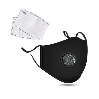 

Anti Pollution PM2.5 Filter Mouth Mask Dust Respirator Washable Reusable Masks Cotton Mouth Muffle For Women Man Mask