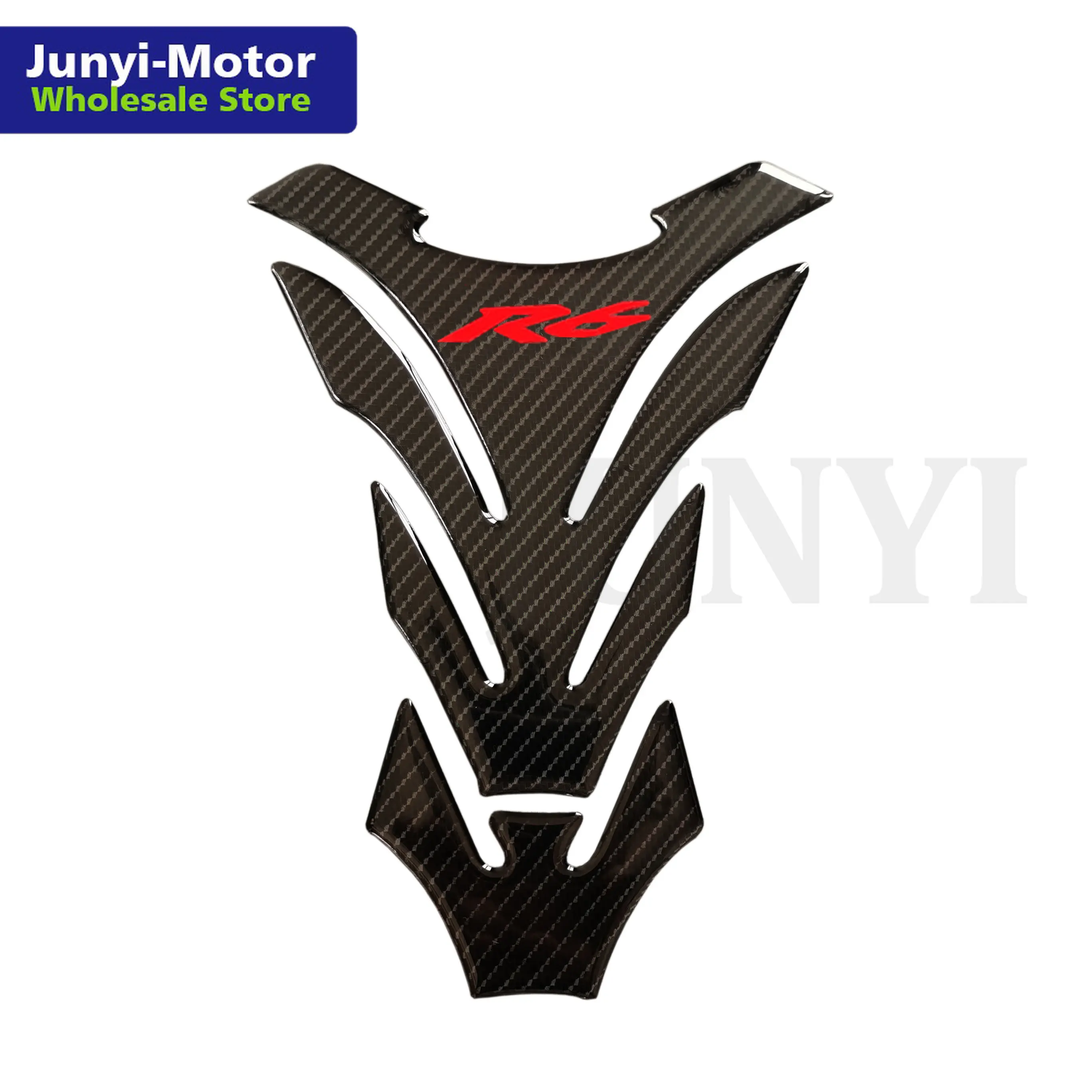Наклейка на бак топлива мотоцикла масла газа Защитная для Yamaha YZF R6 YZFR6
