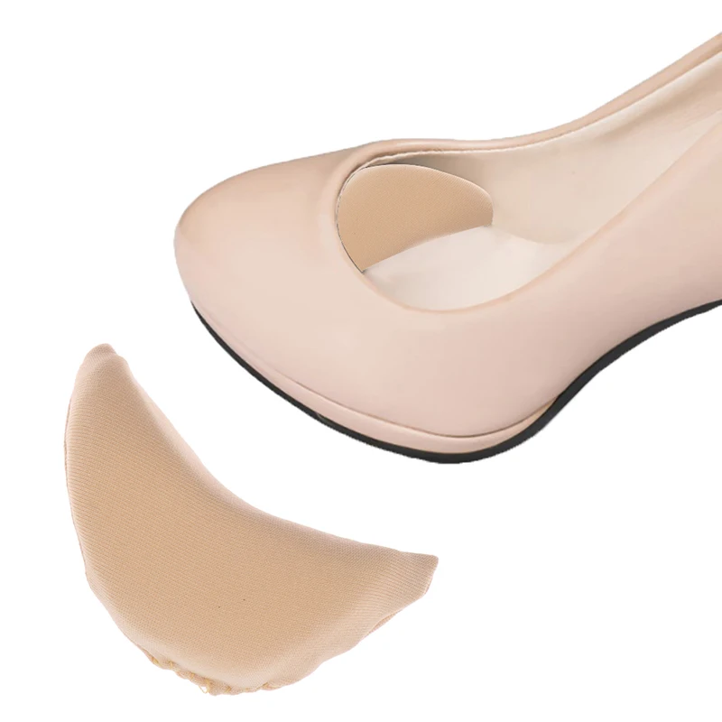 1Pair Sponge Forefoot Insert Toe Plug Half Forefoot Cushion Anti-pain Toe Front Filler Shoes Adjustment Toe Shoes Accessories