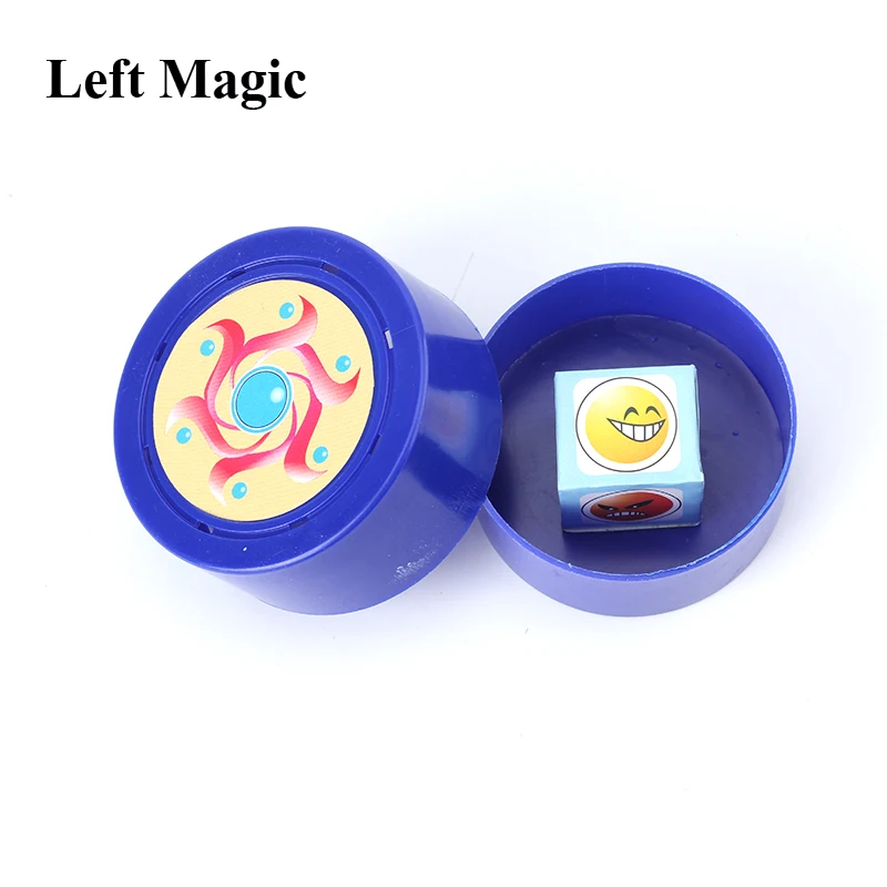 

Magic prediction dice magic trick see thru the box emotional dice Emotions dices close up magic trick Telepathy Face magic