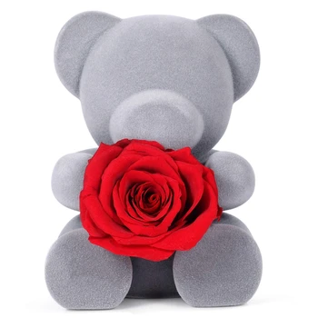 

Handmade Flower Rose Garden Artificial Red Rose Gift Box Valentine'S Day Gift Anniversary Weddingg