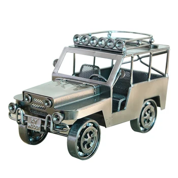 

Cool Antique Ornament Home Decoration Car Model Rust Resistant Desktop Birthday Gift Handmade Iron Electroplating Collection