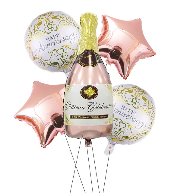 Kit Decorazione Addio Nubilato - Palloncini Lettere BRIDE TO BE Oro Rosa, Cuori, Champagne E Coriandoli - Set Completo Festa - Foto 13