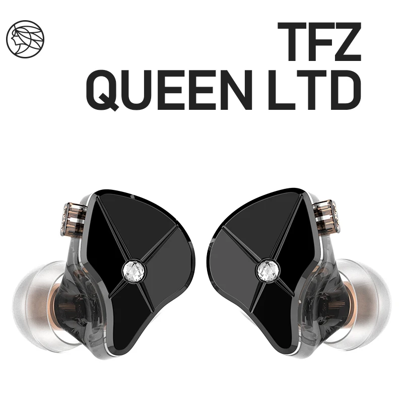

The Fragrant Zither TFZ QUEEN LTD In Ear Headphones DJ Extra Bass Hifi Earbuds Noise Reduction Metal Headphones With Diamond