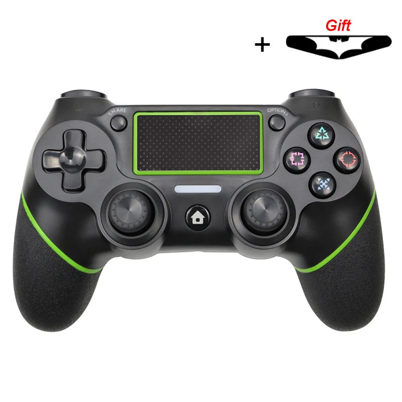 Green line Для PS4 Bluetooth беспроводной/проводной джойстик контроллер для mando ps4 консоль для Playstation Dualshock 4 геймпад для PS3 консоль - Цвет: Green line
