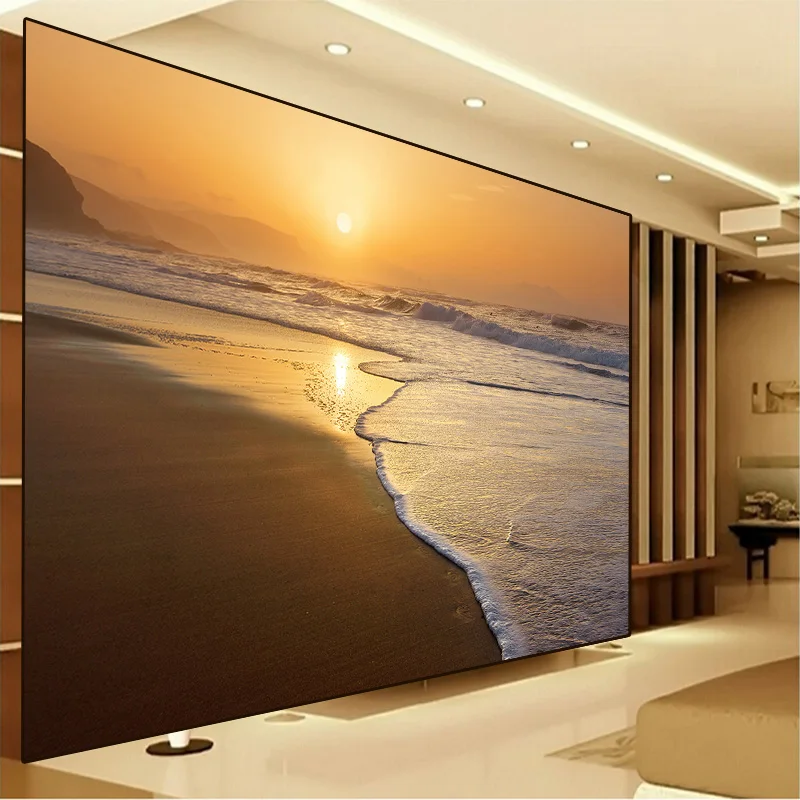 

Nordic Sea Scenery Canvas Natural Sunset Landscape Painting Posters and Print Modern Art Wall Picture for Living Room Home Decor