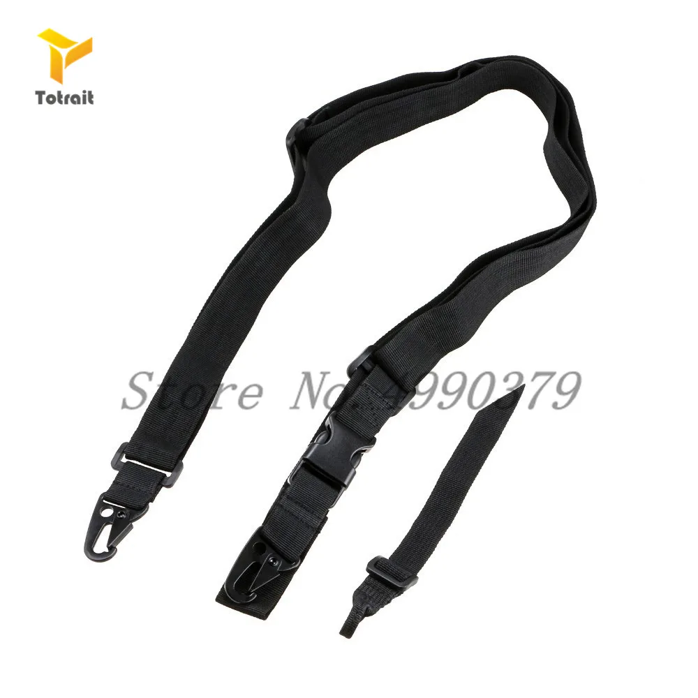 

TOtrait Adjustable 3Three Point Tactical Rifle Sling Airsoft Paintball Hunting SlingBelt Nylon 3 Colors Muti-function Military G