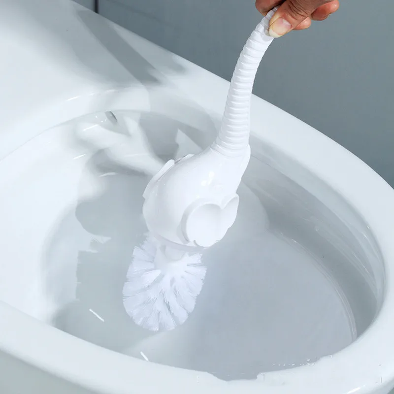 Туалетный Мягкий Набор ершиков для туалета керамическая основа пластиковая ручка в форме слона принадлежности для ванной WF910337