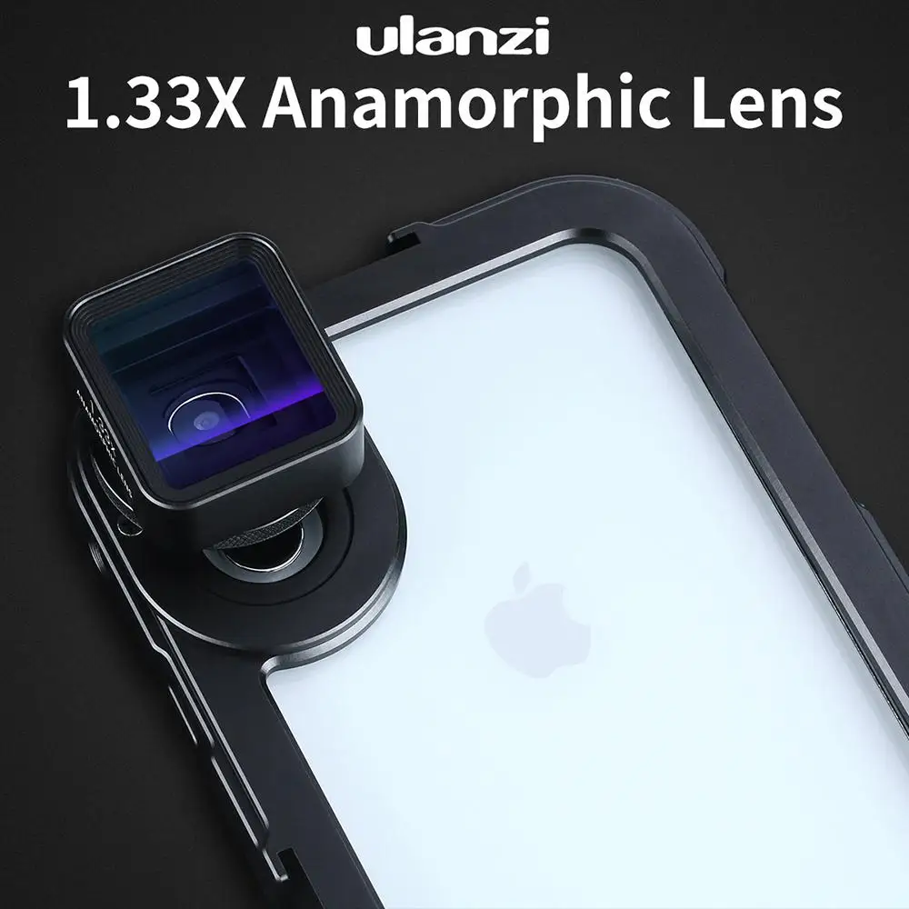 17 мм Универсальный 1.33X анаморфный телефон объектив для iPhone Xs Max X huawei P20 Pro mate фильм съемки фильм делая Объектив Телефона