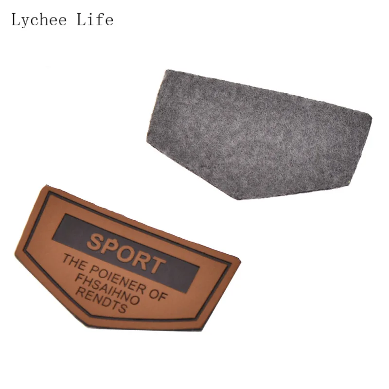 Lychee жизнь 8/24 предмета в комплекте женские свадебные туфли ручной работы с высокой талией, спортивные из искусственной кожи одежды сплава лейблы ярлыки для одежды Швейное Ремесло «сделай сам» расходные материалы
