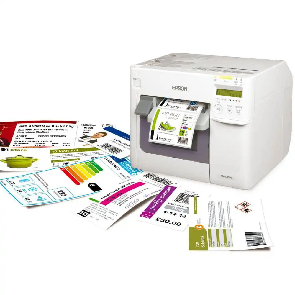 C3500 Printer Label Inkjet Warna Sesuai 