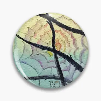 

Happy Halloween Spiders at Dusk Original Art Watercolor Brooch Metal Badge Cosplay Backpack Clothes Accessories Dropshipping