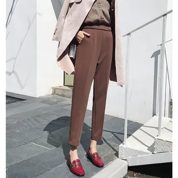

New Fashion 2020 woman pants autumn casual High-end elegant pants New autumn and winter trousers