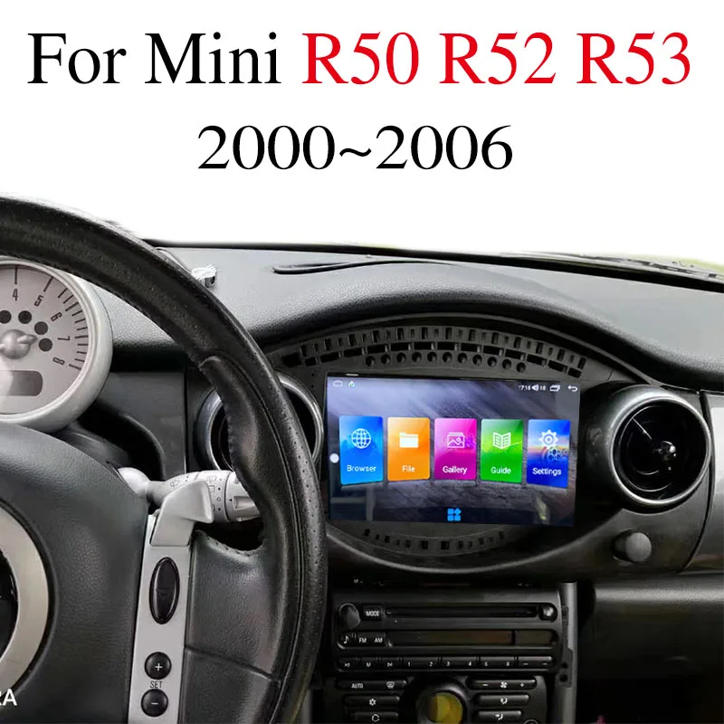 Android 12.0 Carplay GPS For Mini Cooper R50 R53 2004 2005 2006