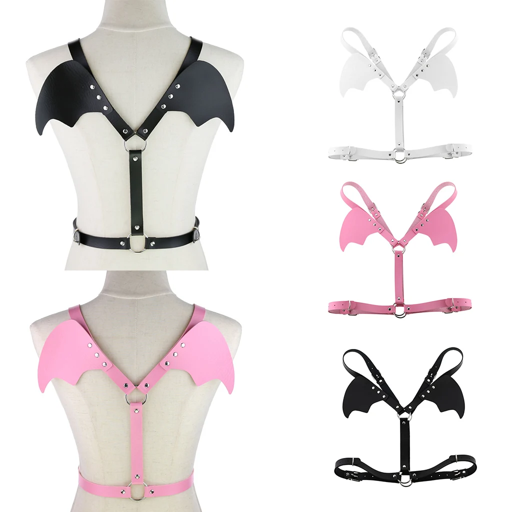 Punk Adjustable Body Harness Bat Wing Steampunk Role Play Festival Costumes