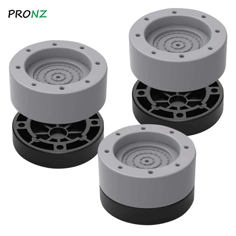 Washing Machine Anti Vibration Feet Pads Rubber Mat Anti-Vibration Pad Dryer Fixed Non-Slip Noise-reducing Pads Support Dampers