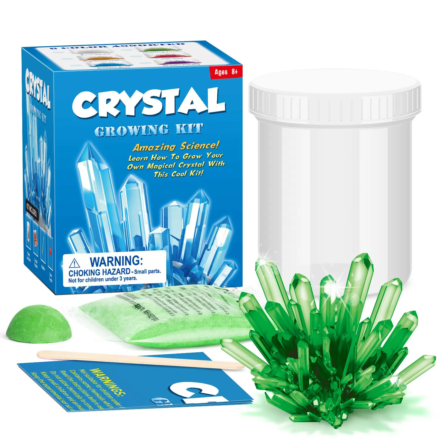 Kids Crystal Growing Kit DIY Science Experiment for Teenagers Boys Toys Magical Funny Crystal Educational Stimulates Interest Kids Crystal Growing Kit DIY Science Experiment for Teenagers Boys Toys Magical Funny Crystal Educational Stimulates Interest