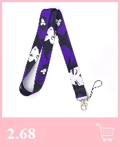Chinese characters funny Neck Strap Lanyard keychain Mobile Phone Strap ID Badge Holder Rope Key Chain Keyrings Accessory Gifts